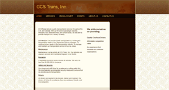 Desktop Screenshot of ccstranstravel.com