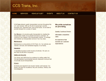 Tablet Screenshot of ccstranstravel.com